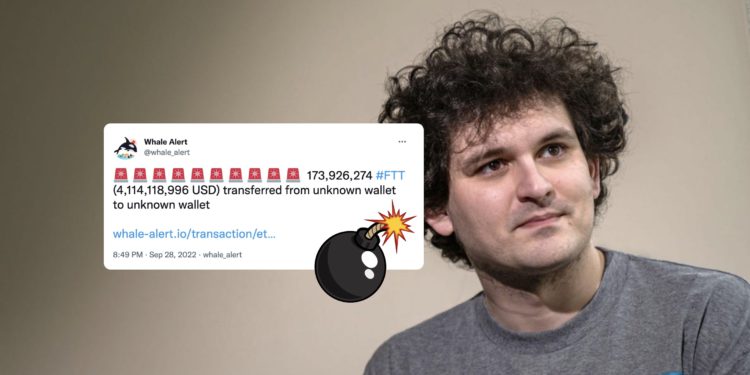 虛驚一場！41億美元FTT轉到未知錢包？SBF：是我們在做錢包整理啦