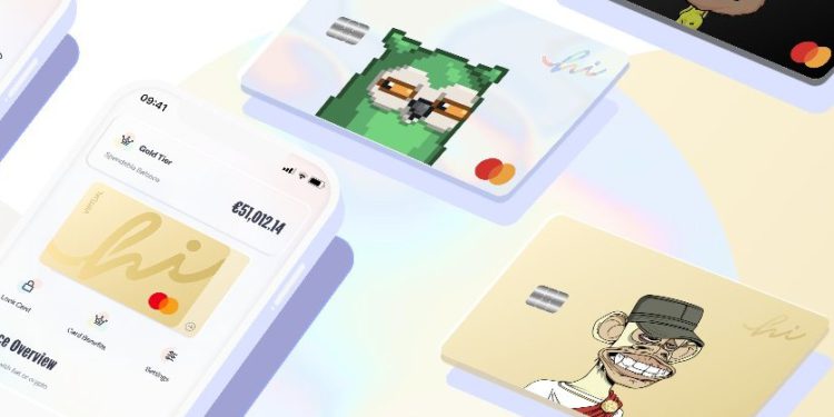 new | 動區動趨-最具影響力的區塊鏈新聞媒體 Mastercard 合作「hi」推出NFT客製化簽帳卡,支持 CryptoPunk、BAYC、Azuki…