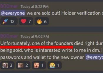 NFT迷因》「創辦人死了」登上社群Rug pull最哭理由；同名NFT瞬攀OpenSea熱門榜二