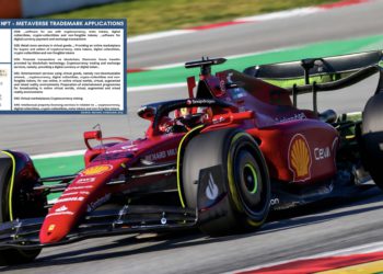 F1 賽車入局！提交加密貨幣、NFT、虛擬商品…相關商標申請