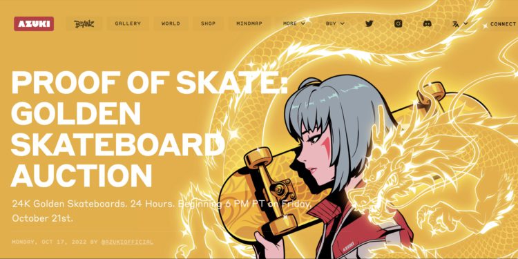 Xnip2022-10-18_14-43-37 | 動區動趨-最具影響力的區塊鏈新聞媒體 虛實整合!Azuki發布PBT代幣標準,鏈上綁定實體物品、24k金滑板週末拍賣