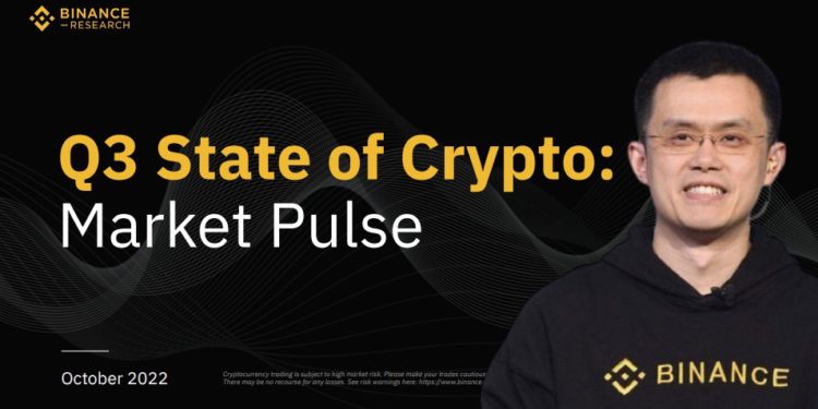 binance cv 221021 | 動區動趨-最具影響力的區塊鏈新聞媒體 幣安 2022 Q3 幣市脈動報告:整體市值季增 8.4%,尚未走出困境