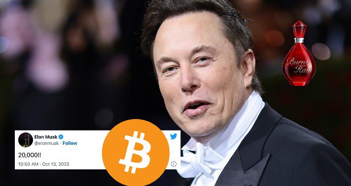 馬斯克突發推「20,000」是在喊盤比特幣？本人: 求求大家買買香水