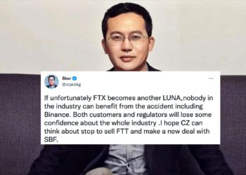 幣安 FTX》徐明星勸架：CZ應停賣FTT和好SBF！否則「LUNA慘劇」恐重演