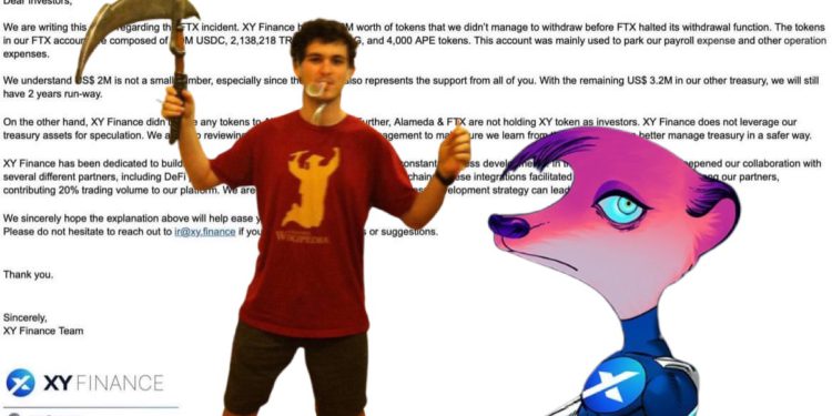 FTX延燒》台灣Defi項目XY Finance驚傳200萬美元放在FTX！已向投資人揭露