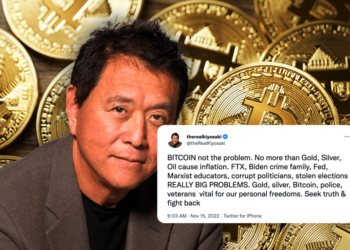 富爸爸：比特幣不是風險，FTX、聯準會、腐敗政客…才是大問題！