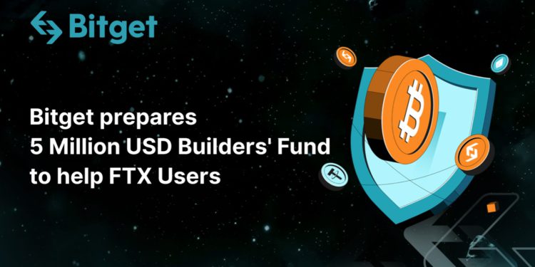 Bitget 準備500萬美元「Builders基金」，為FTX受災戶提供援助