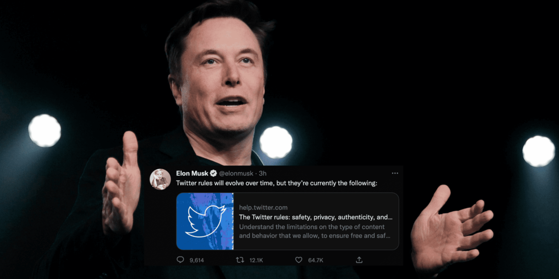 馬斯克發布《推特規則》維護自由、將用更高的分潤「狙擊YouTuber」轉向Twitter