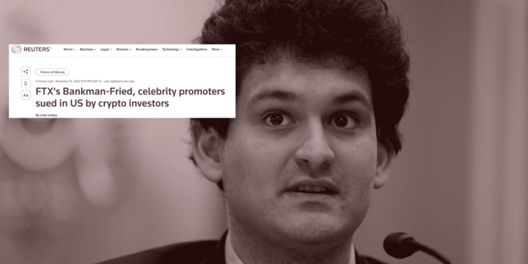 快訊》美國投資者對 FTX、SBF 發起集體訴訟！全球受害者超100萬人
