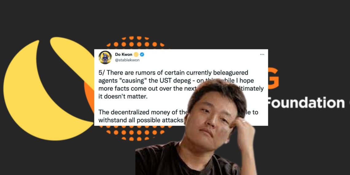 luna | 動區動趨-最具影響力的區塊鏈新聞媒體 Do Kwon 強調無詐欺,花費 34 億鎂穩定UST,疑暗示 SBF 引發脫鉤