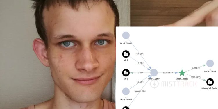 V神出貨以太坊謎團｜疑賣3000ETH，遭本人打臉否認；Lookonchain：鏈上數據不會騙人