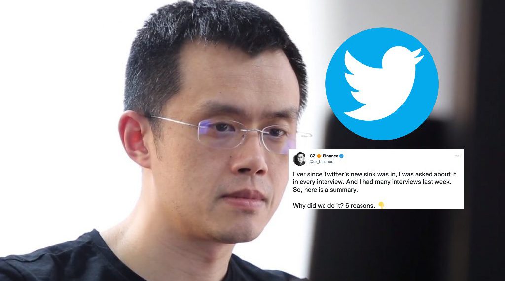 ‘ | 動區動趨-最具影響力的區塊鏈新聞媒體 幣安 CZ 解釋投資Twitter的 6 大原因!馬斯克:創作者獲利工具將出現