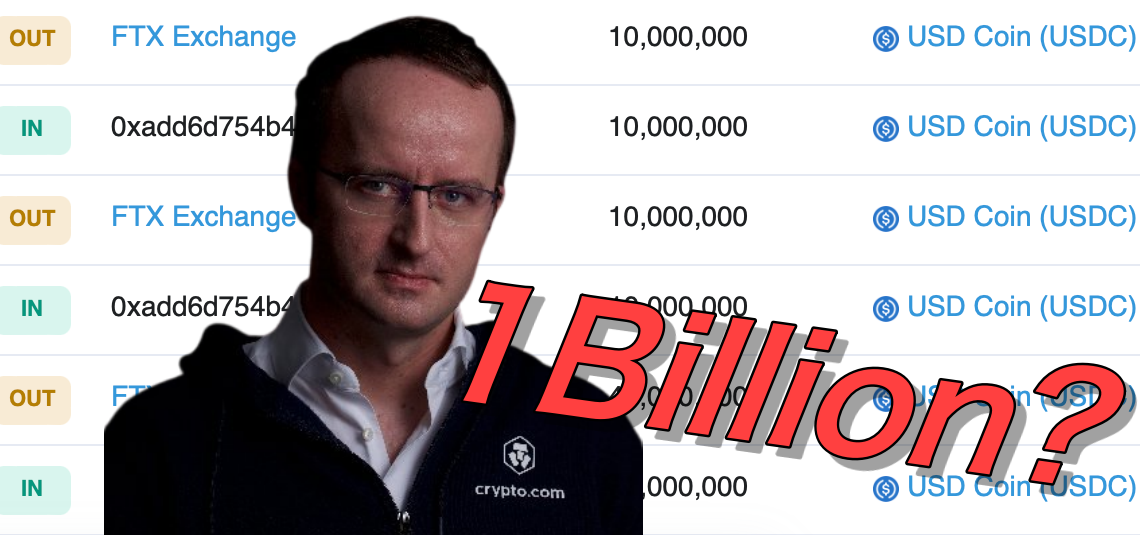 Crypto.com曾轉10億鎂入FTX！CEO駁：我們對FTX敞口低於1,000萬
