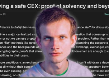 V神提出「安全的CEX : 償付能力證明」: 盼交易所變「非託管」防止挪用客戶資金