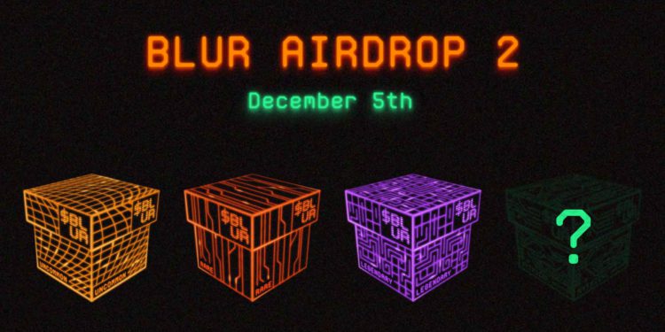 Blur第二輪空投12/5上線， 交易量僅次Opensea為第二大NFT市場