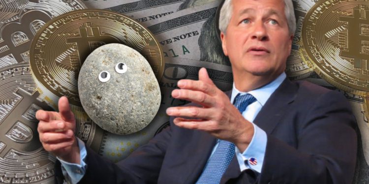 又改口！摩根大通CEO：加密貨幣是拿石頭當寵物賣