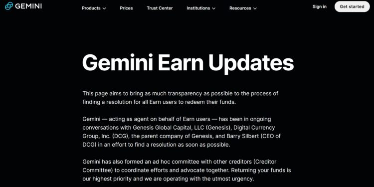 Gemini上線「9億鎂追債進度表」周更兩次，設委員會緊盯 Genesis、DCG