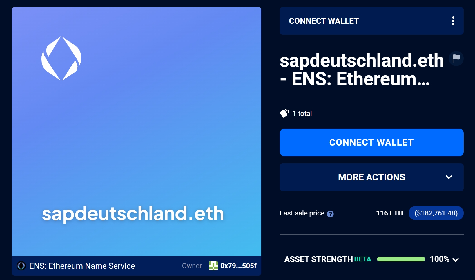 搶域名大戰｜Sapdeutschland.eth以17.4萬鎂成交，創ENS史上第5高金額| 動區動趨-最具影響力的區塊鏈新聞媒體