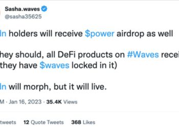 Waves創辦人：USDN持有者也有「POWER空投」，$Waves兩週大漲75%