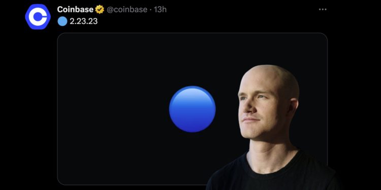 Xnip2023-02-23_15-09-56 | 動區動趨-最具影響力的區塊鏈新聞媒體 Coinbase上架神祕藍圈圈NFT,預告2/23有大事!地板價破 6.5 ETH