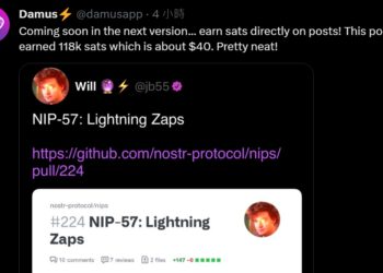 推特殺手》Damus 將推比特幣打賞功能！VERTU 手機邀請入駐 Dapp Store