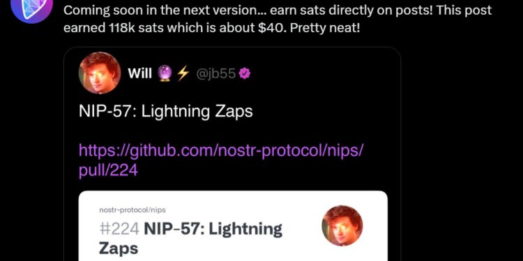| 動區動趨-最具影響力的區塊鏈新聞媒體 推特殺手》Damus 將推比特幣打賞功能!VERTU 手機邀請入駐 Dapp Store