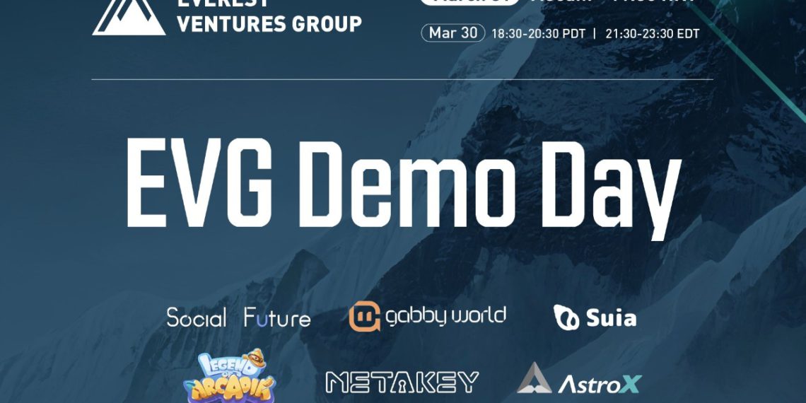 EVG 3/31舉辦第二期 Demo Day》涵蓋元宇宙、NFT、AI、Web3基建等領域