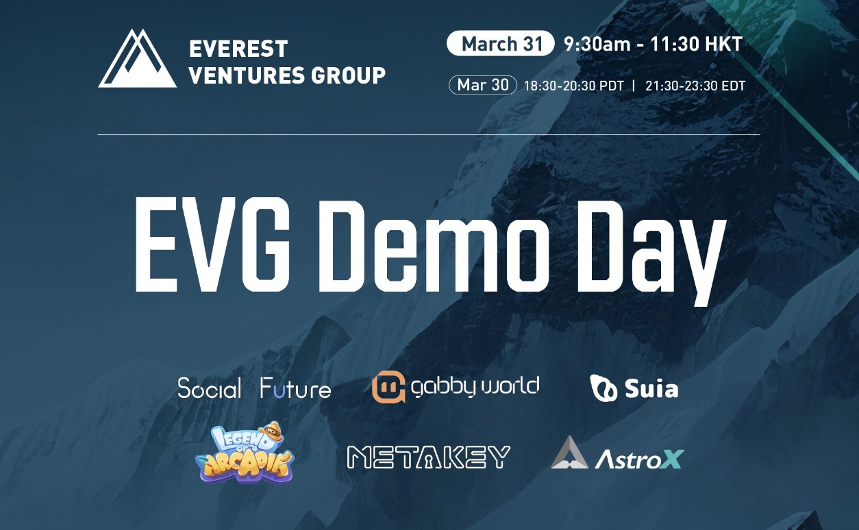 EVG held the second Demo Day on 3/31″ covering metaverse, NFT, AI, Web3 infrastructure and other fields|