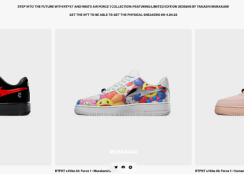 RTFKT :「Nike Air Force 1 實體鞋」4/24開啟兌換！CloneX跌破4ETH