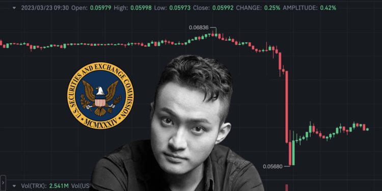 Xnip2023-03-23_09-37-47 | 動區動趨-最具影響力的區塊鏈新聞媒體 孫宇晨遭SEC起訴「銷售非法證券、詐欺並操縱市場」!火必HT、TRX..齊跳水