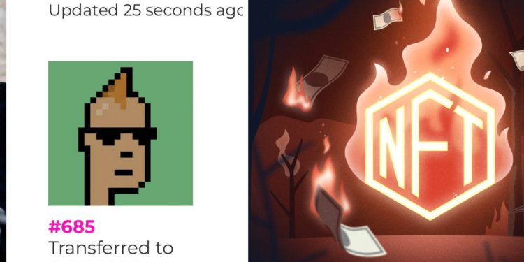 CryptoPunk #685 NFT 失誤燒毀！痛失 77 ETH 苦主現身說法…