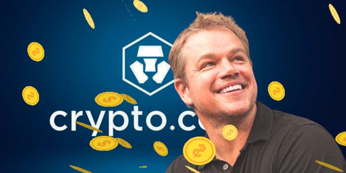 麥特戴蒙：沒拿Crypto.com一毛錢！都捐給了「自己創立」的慈善機構