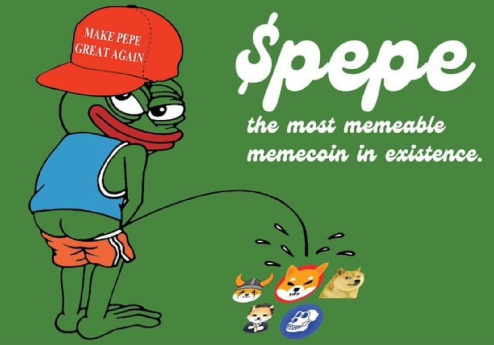 迷因幣熱》佩佩蛙$PEPE 日內再漲960%！總市值衝破1億美元| 動區動趨-最具影響力的區塊鏈新聞媒體