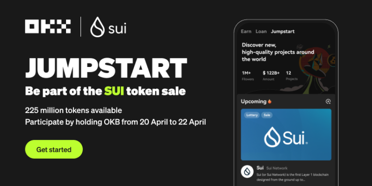 OKX Jumpstart即將開啟SUI新幣銷售，Web3錢包空投活動正式上線