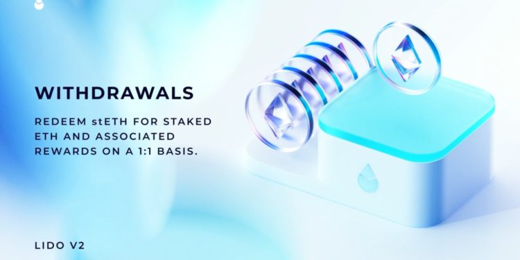 以太坊提款更新》Lido V2 已完成「私鑰憑證」轉換準備工作