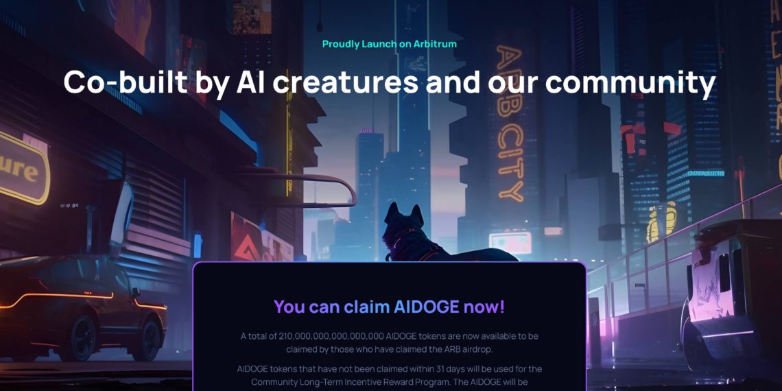 Arbitrum生態項目「AIDOGE」免費空投！5步驟教你申領、兌現..