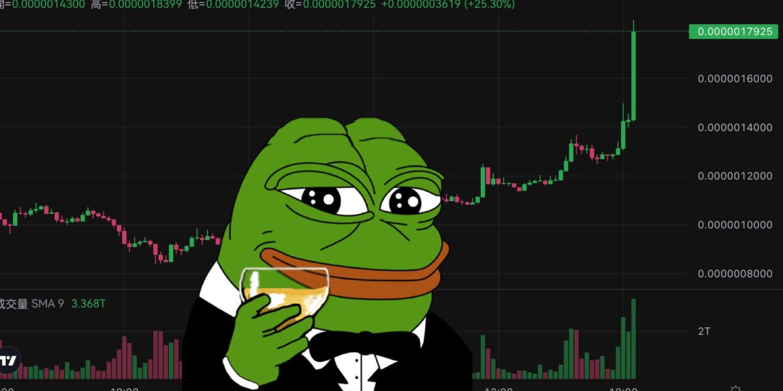 迷因戰神！$PEPE單日「漲超100%」再創歷史新高