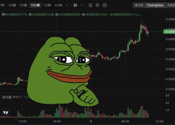 $PEPE大軋空！跳漲50%「再創新高」，佩佩蛙市值一度突破10億美元