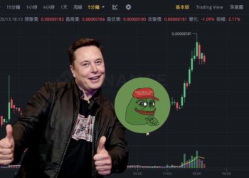 快訊》馬斯克貼出佩佩蛙迷因圖，$PEPE 跳漲16%！