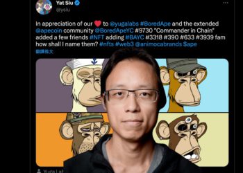 抄底NFT！Animoca Brands創辦人Yat Siu「再買4 個 BAYC」！無聊猿地板價回升