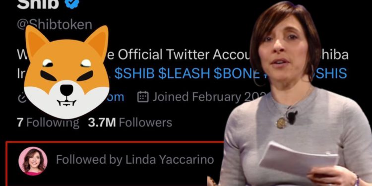 Twitter新CEO》Linda追蹤「柴犬幣SHIB」、狗狗幣…等山寨幣相關帳號！