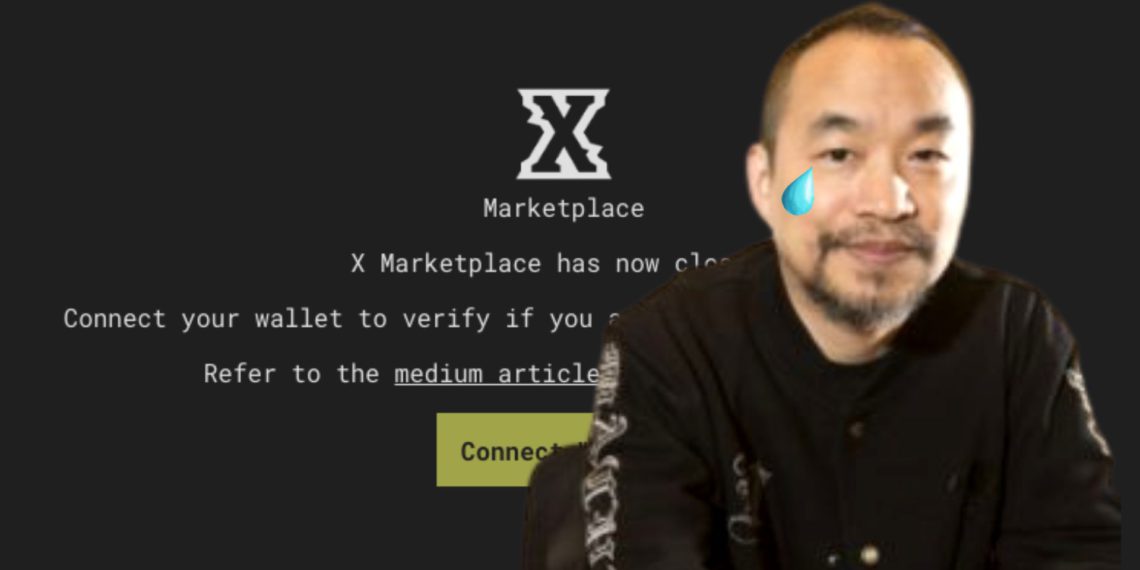 麻吉大哥的「NFT交易所 X.xyz」今日關閉！平台代幣暴跌 82%