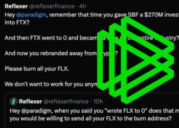 Reflexer痛斥Paradigm轉行 AI：燒掉「FLX治理代幣」不想為你工作了