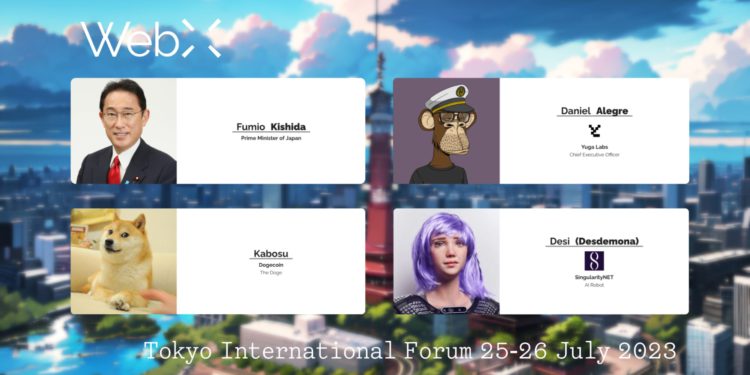 WEBX 230630 | 動區動趨-最具影響力的區塊鏈新聞媒體 東京「WebX 大會」7/25~26 盛大舉辦,日本首相岸田文雄、狗狗幣本柴親臨現場