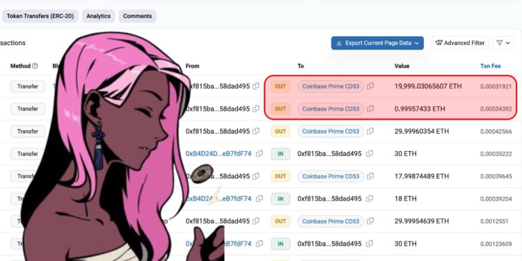 Xnip2023-06-29_11-19-53 | 動區動趨-最具影響力的區塊鏈新聞媒體 Azuki血賺2萬枚ETH要套現?Elementals所得已匯入Coinbase Prime