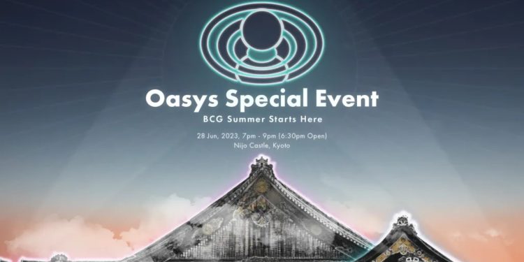 Oasys公鏈 6/28 舉辦京都首屆盛會，全球遊戲巨頭齊秀「鏈遊」新進展