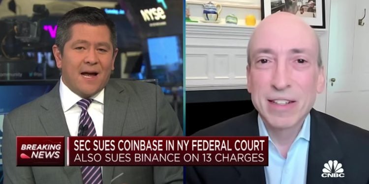 SEC主席：已有數位美元「何須加密貨幣？」，預告贏下幣安、Coinbase訴訟！