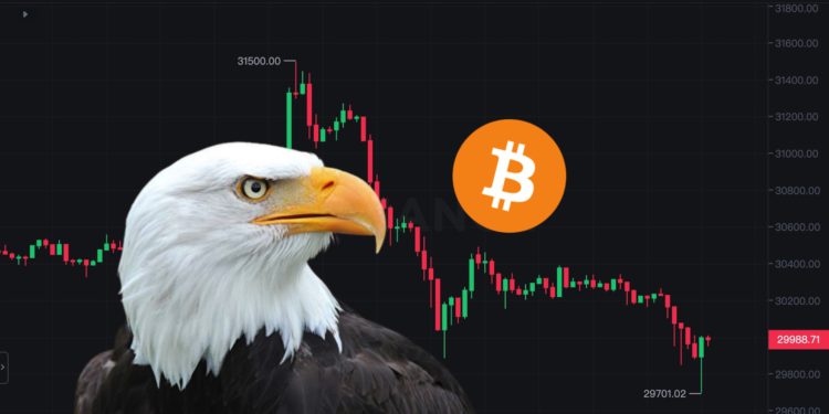 失守！比特幣跌穿3萬大關；美國就業遠超預期「刺激Fed升息」