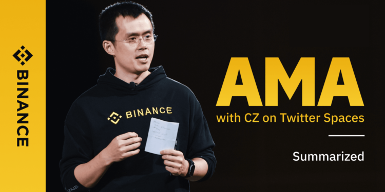 CZ AMA 重點整理》幣安不怕傳統金融搶生意、比特幣ETF申請拉漲交易量..