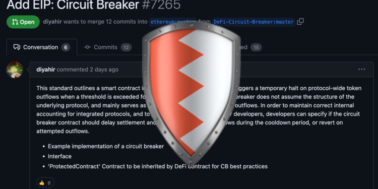 ETH引入熔斷機制？以太坊開發者推「ERC-7265」標準，加強DeFi安全